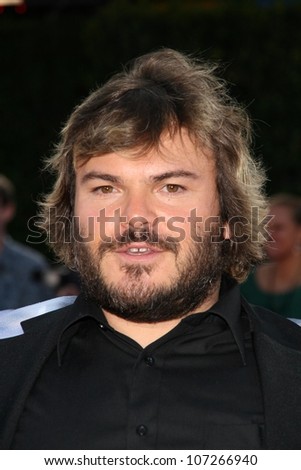 Jack Black  at the Los Angeles Premiere of \'Tropic Thunder\'. Mann\'s Village Theater, Westwood, CA. 08-11-08