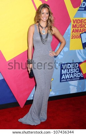 Bar Refaeli  at the 2008 MTV Video Music Awards. Paramount Pictures Studios, Los Angeles, CA. 09-07-08