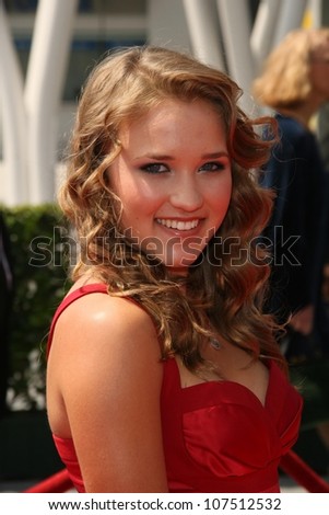 Emily Osment  At the 60th Primetime Creative Arts Emmy Awards Red Carpet. Nokia Live Theater, Los Angeles, CA. 09-13-08
