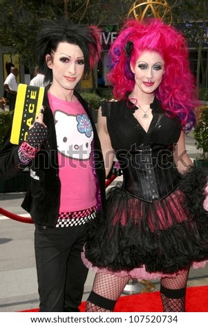 Kynt and Vyxsin  At the 60th Primetime Creative Arts Emmy Awards Red Carpet. Nokia Live Theater, Los Angeles, CA. 09-13-08
