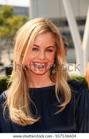 Jessica Collins  At the 60th Primetime Creative Arts Emmy Awards Red Carpet. Nokia Live Theater, Los Angeles, CA. 09-13-08