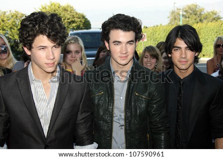 Jonas Brothers  At the \'Disney Concert For Hope\' a benefit concert of City Of Hope. Gibson Amphitheatre, Universal City, CA. 09-14-08