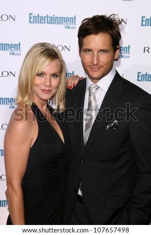 Jennie Garth and Peter Facinelli  at Entertainment Weekly\'s 6th Annual Pre-Emmy Party. Beverly Hills Post Office, Beverly Hills, CA. 09-20-08