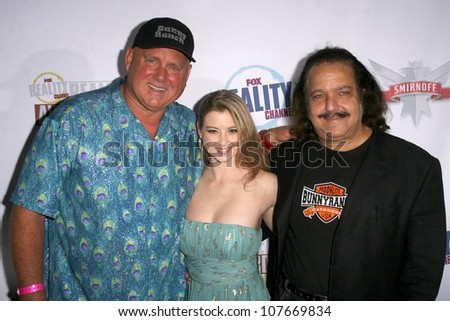 Dennis Hof with Sunny Lane and Ron Jeremy  at the Fox Reality Channel Awards. Avalon Hollywood, Hollywood, CA. 09-24-08