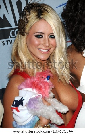 Aubrey O\'Day  at Declare Yourself\'s \'Last Call To Action\' voter registration event. The Green Door, Hollywood, CA. 09-24-08