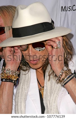 Steven Tyler  at the 4th Annual MusiCares MAP Fund Benefit Concert. The Music Box, Hollywood, CA. 05-09-08