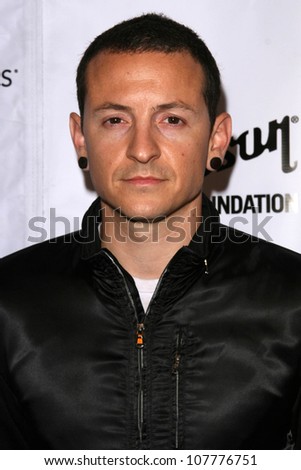 Chester Bennington  at the 4th Annual MusiCares MAP Fund Benefit Concert. The Music Box, Hollywood, CA. 05-09-08