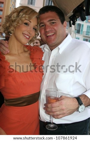 Alexandra Fulton and Robert Ricciardelli  at the Cedar Lane Yacht Party. Cedar Lane Yacht, Cannes, France. 05-18-08