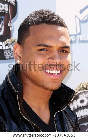 Chris Brown  at the 2008 MTV Movie Awards. Gibson Amphitheatre, Universal City, CA. 06-01-08