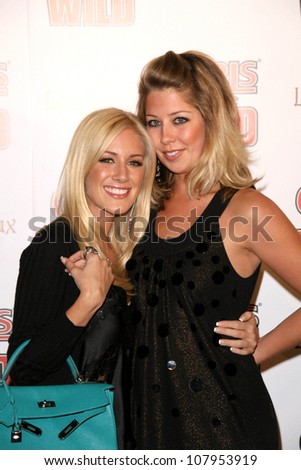 Heidi Montag and Holly Montag  at the party celebrating the 2nd Issue of Girls Gone Wild Magazine. Les Deux, Hollywood, CA. 06-04-08
