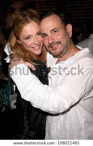 Marianne Hagan and Malcolm Danare  at the party celebrating the opening night of the play \
