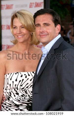 Nancy Walls and Steve Carell  at the World Premiere of 