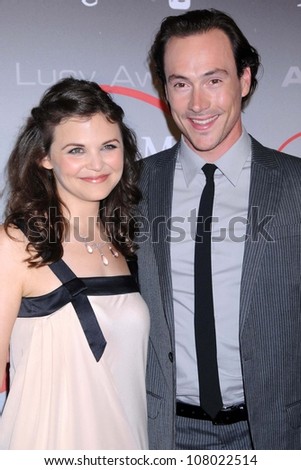 Ginnifer Goodwin and Chris Klein  at the 2008 Crystal And Lucy Awards Gala. Beverly Hilton Hotel, Beverly HIlls, CA. 06-17-08