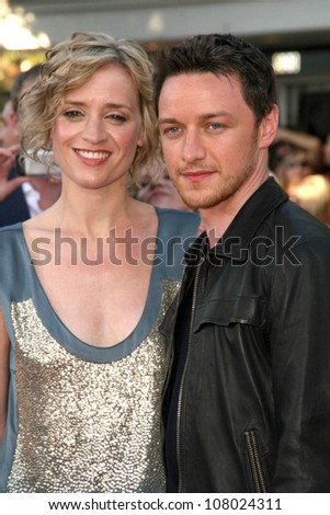 Anne Marie Duff and James McAvoy  at the World Premiere of \