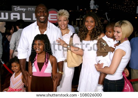 Terry Crews and family  at the World Premiere of \
