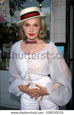 Julie Newmar  at an in store appearance signing copies of the poster print series 