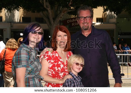Kate Flannery and family  at the Los Angeles Premiere of \