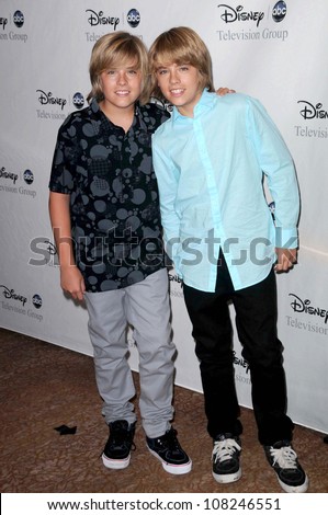 Cole Sprouse and Dylan Sprouse  at Disney and ABC\'s \
