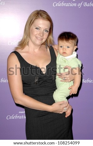 Melissa Joan Hart and son Braydon  at 'Celebration of Babies' luncheon to benefit March of Dimes. Beverly Hilton Hotel, Beverly Hills, CA. 09-27-08