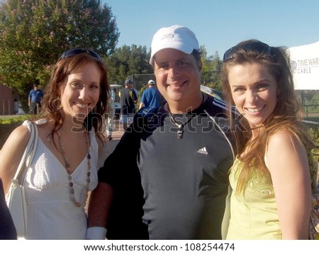 Sharon Weston with Jon Lovitz and Alicia Arden  at the Bryan Brothers All Star Tennis Match Up. Sherwood Country Club, Los Angeles, CA. 09-27-08