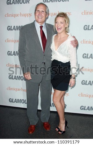 Chevy Chase and Kate Hudson at the 2007 Glamour Reel Moments Party. Directors Guild Of America, Los Angeles, CA. 10-09-07