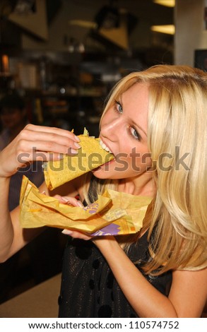 Heidi Montag at Taco Bell\'s \
