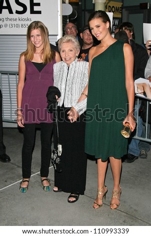 Maggie Grace and guests at the premiere of \