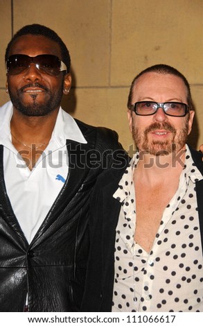Martin Luther and David A. Stewart  at the special screening of \