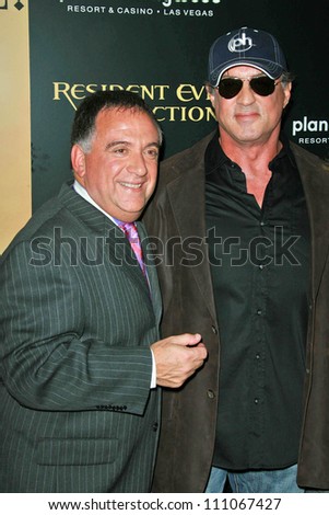 Robert Earl and Sylvester Stallone at the World Premiere \