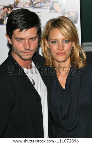 KaDee Strickland and Jason Behr at the premiere of 