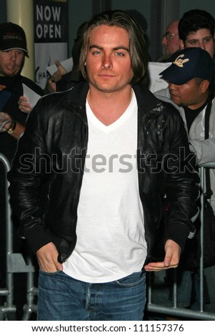 Kevin Zegers at the premiere of \