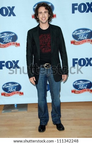 Josh Groban at the American Idol: \