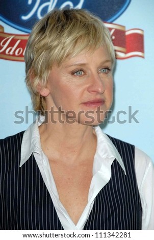 Ellen DeGeneres at the American Idol: \