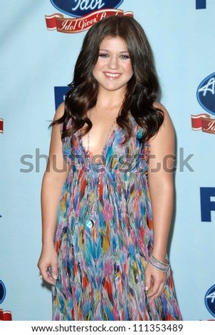 Kelly Clarkson at the American Idol: \
