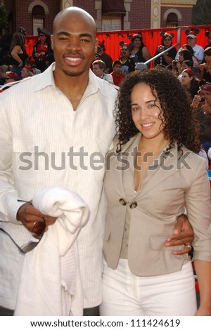 Corey Maggette and wife  at the World Premiere of 