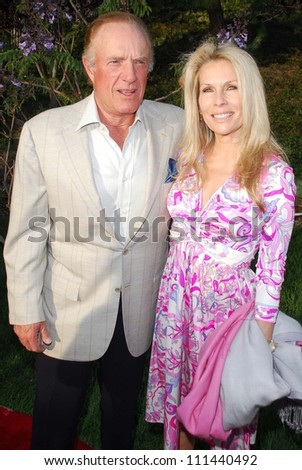 James Caan and guest at The Sixth Annual Chrysalis Butterfly Ball. The Home of Susan Harris and Hayward Kaiser, Mandeville Canyon, CA. 06-02-07