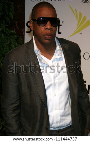 Jay Z at the party celebrating the release of Rihanna\'s New Album \