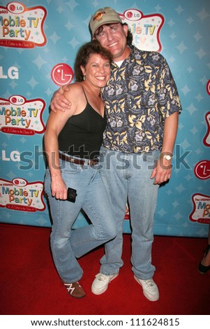 Erin Moran and husband Steven at the LG Mobile Phone \