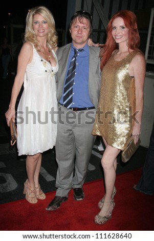 Anita Seelig with Phoebe Price and guest at the LG Mobile Phone \