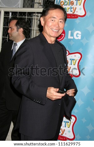 George Takei at the LG Mobile Phone \