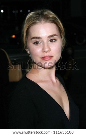 Alison Lohman at the Los Angeles premiere of \