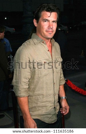 Josh Brolin at the Los Angeles premiere of \