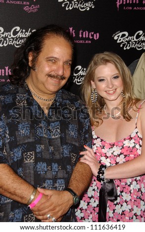 Ron Jeremy and Sunny Lane at the opening of a Los Angeles outpost of Pink Taco. Pink Taco, Westfield Century City Mall, Los Angeles, CA. 06-28-07
