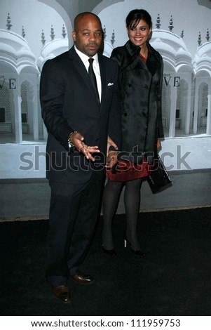 Damon Dash and wife Rachel at the Giorgio Armani Prive Show to celebrate the Oscars. Green Acres, Los Angeles, CA. 02-24-07