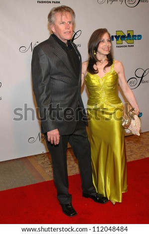 Gary Busey and Vicki Roberts at the 17th Annual Night of 100 Stars Gala. Beverly Hills Hotel, Beverly Hills, CA. 02-25-06