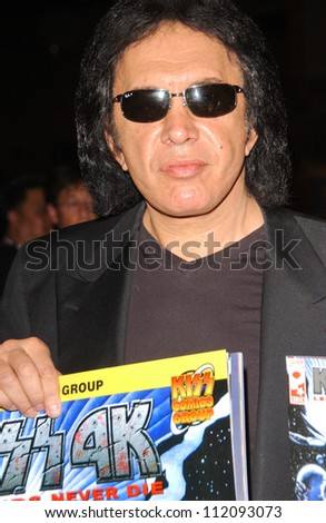 Gene Simmons at the Wizard <b>World Convention</b>, where Platinum Studios Inc. and ... - stock-photo-gene-simmons-at-the-wizard-world-convention-where-platinum-studios-inc-and-kiss-comics-group-112093073