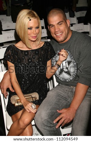 Jenna Jameson and Tito Ortiz inside at the 2B Free Fall 2007 Collection Fashion Show. Boulevard 3, Hollywood, CA. 03-19-07