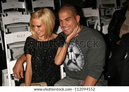 Jenna Jameson and Tito Ortiz inside at the 2B Free Fall 2007 Collection Fashion Show. Boulevard 3, Hollywood, CA. 03-19-07