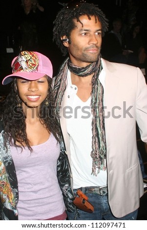 India Benet and Eric Benet at day four of the 2007 Mercedes-Benz Fashion Week Fall Collection. Smashbox Studios, Culver City, CA. 03-21-07