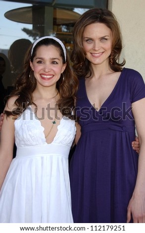 Gina Phillips and Emily Deschanel at the Los Angeles event for \